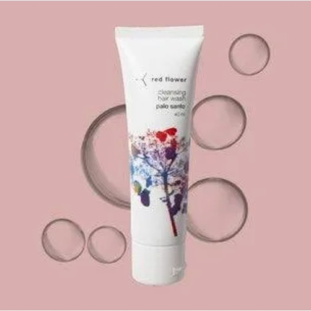 NEW Red Flower cleansing hair wash Palo santo